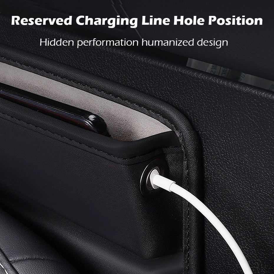 Universal Sitz Spalt Organizer Tasche mit Ladeanschluss für Auto Innenraum