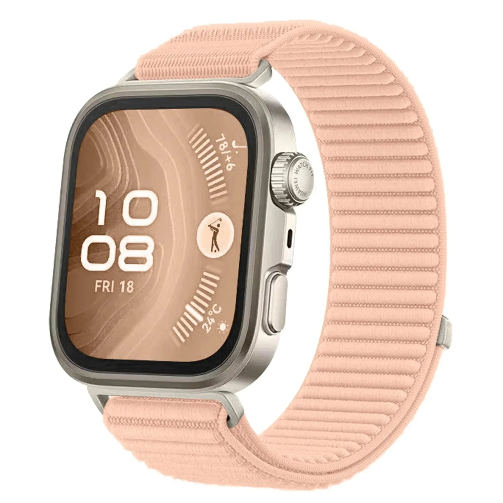 Nylon-Schlaufenarmband, atmungsaktiv und komfortabel für Smartwatches