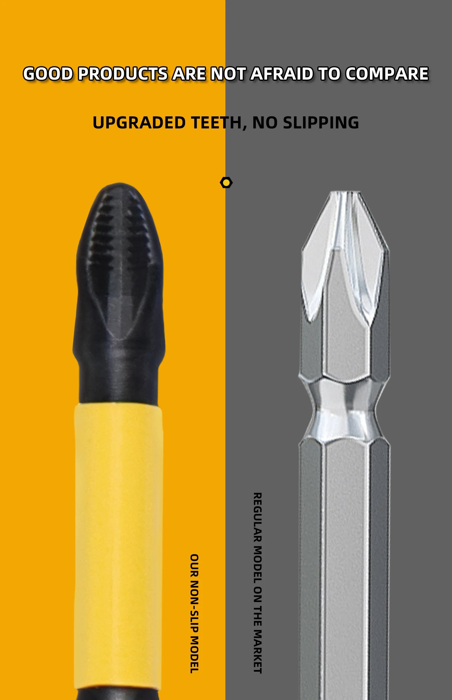Rutschfester Magnet Kreuzschlitz Bit für effiziente Schraubarbeiten
