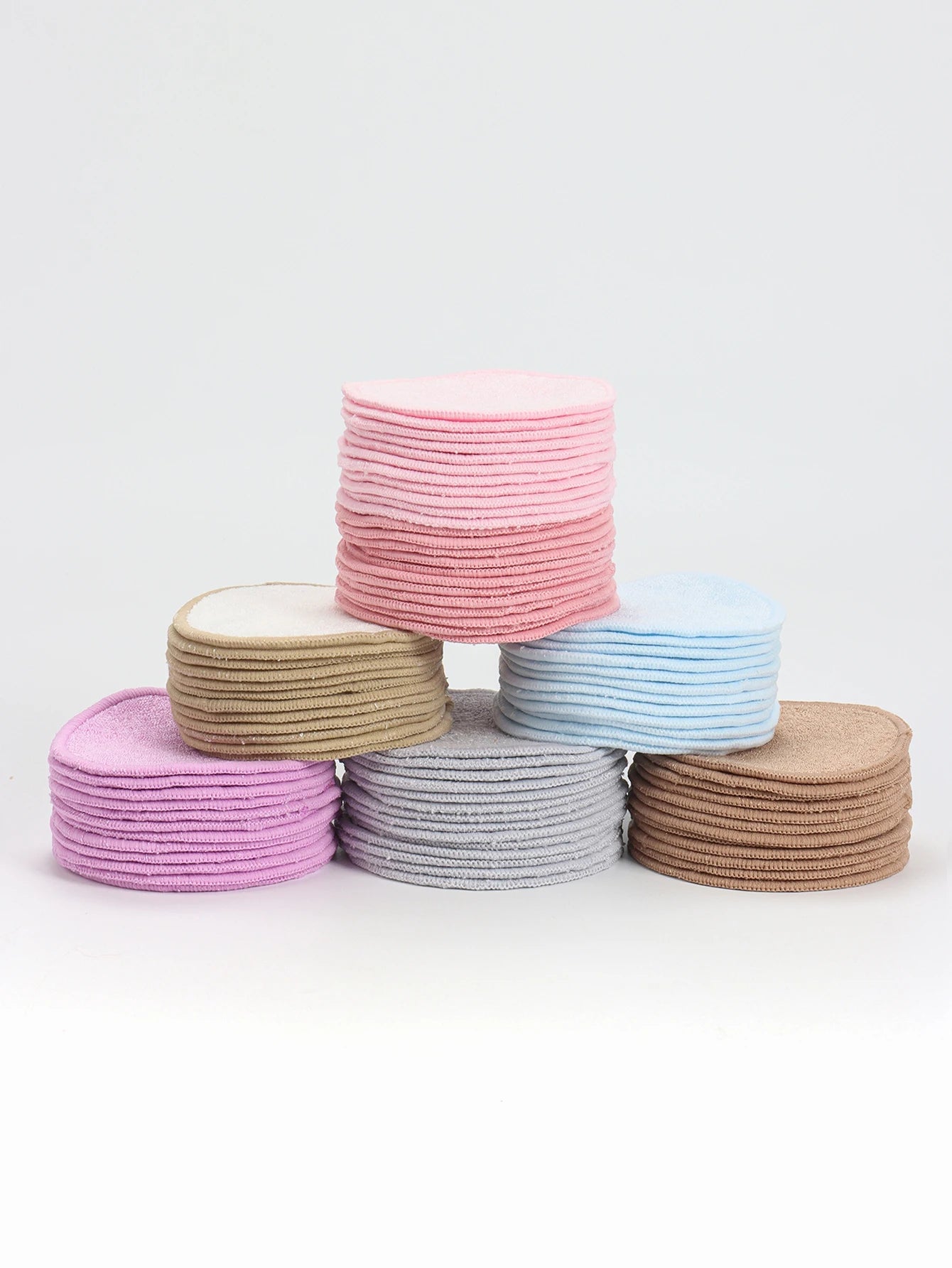 Weiche wiederverwendbare Make-up-Entferner-Pads aus Bambusfaser