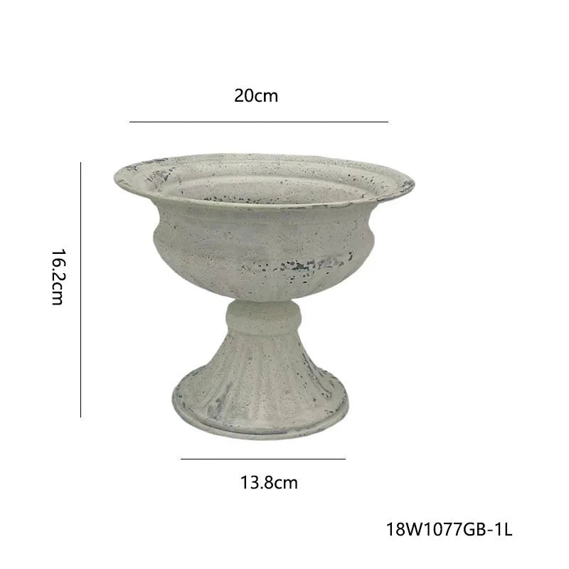 Retro Eisen Vase für Blumen, Heimdekoration und Hochzeit