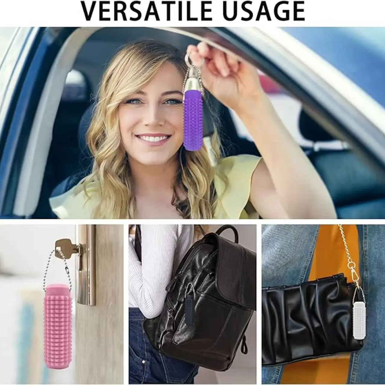 Taktiler sensorischer stressabbau Schlüsselanhänger ohne BPA aus Kunststoff-Yabubest - Home & More