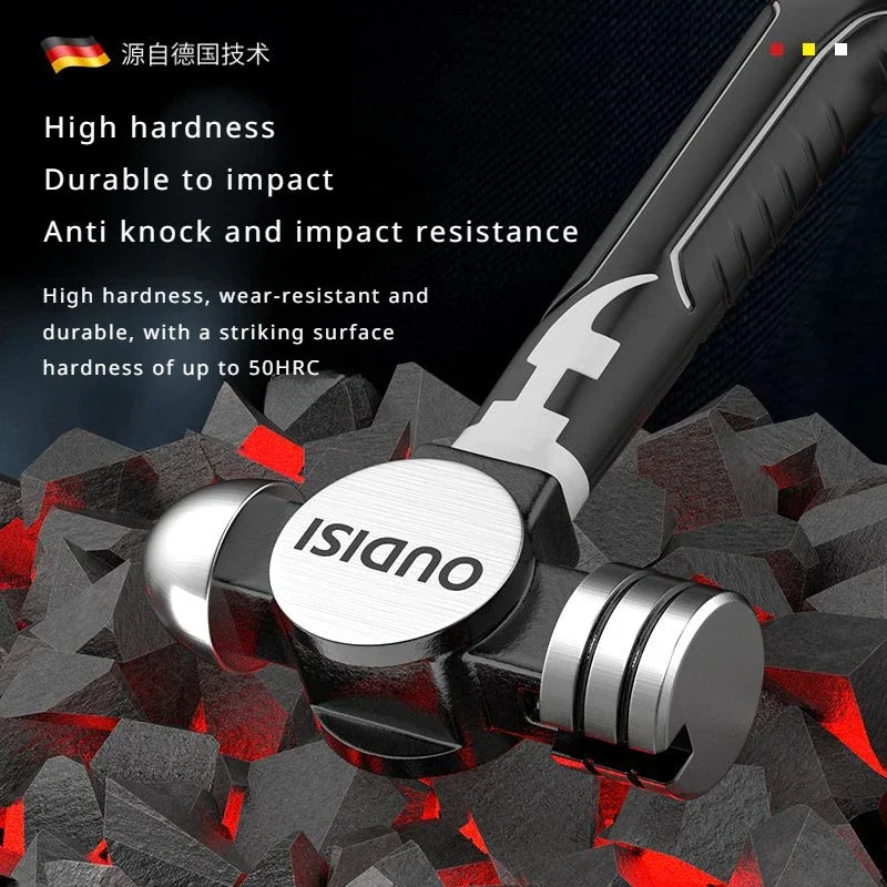 Mini Achteckiger Holzbearbeitungs Nagelhammer mit magnetischem Kohlenstoffstahlkopf