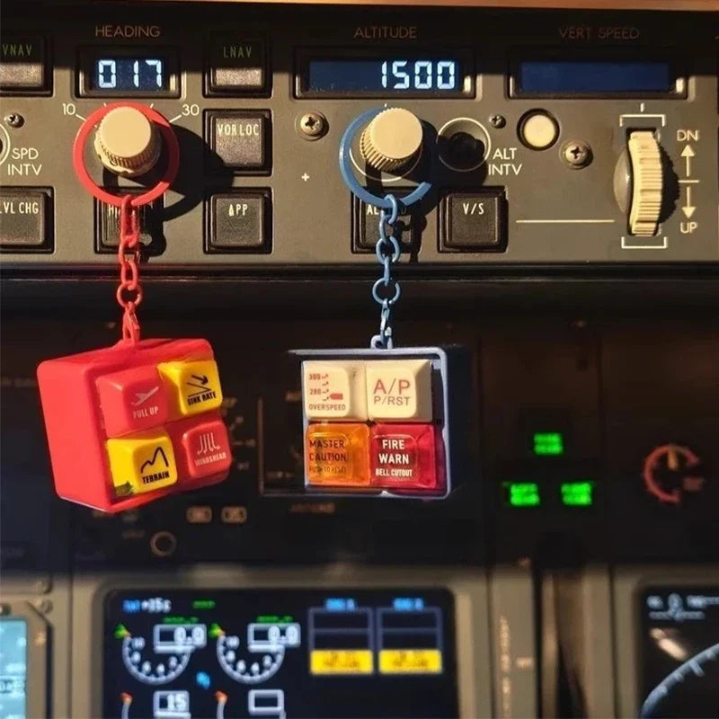 Schlüsselanhänger Pilotengerät Design