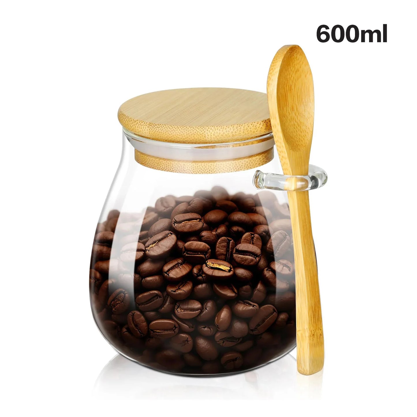 Frische - Ordnung: Luftdichter Glasbehälter 350–1000ml für Kaffee - Tee