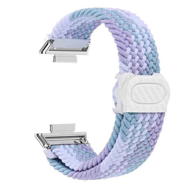Sportlich - Robust: Geflochtenes Nylonarmband für Huawei Watch Fit 2 Komfort