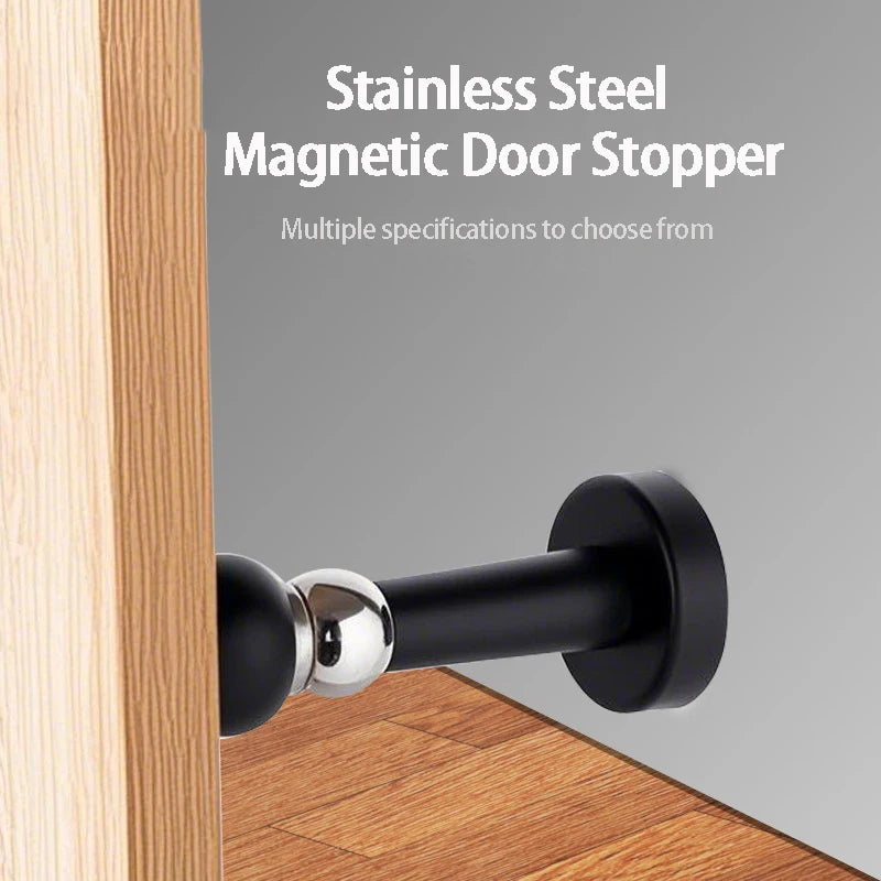 Magnetischer Edelstahl-Türstopper mit weichem Fang in diversen Varianten