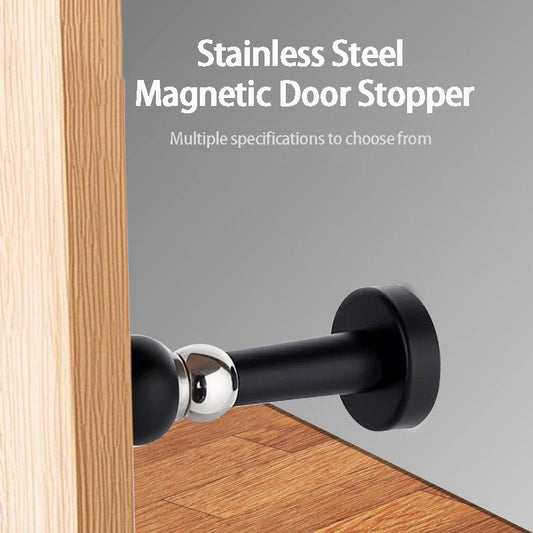 Magnetischer Edelstahl-Türstopper mit weichem Fang in diversen Varianten