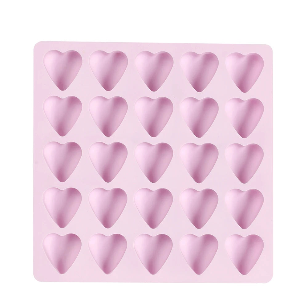 Dreidimensionale herzförmige Schokoladen-Silikon-Backform für Süßwaren