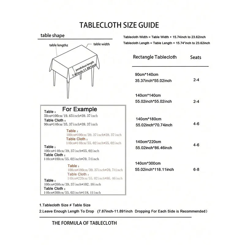 Schlichte Polyester Tischdecke rechteckig für Feste und Alltag