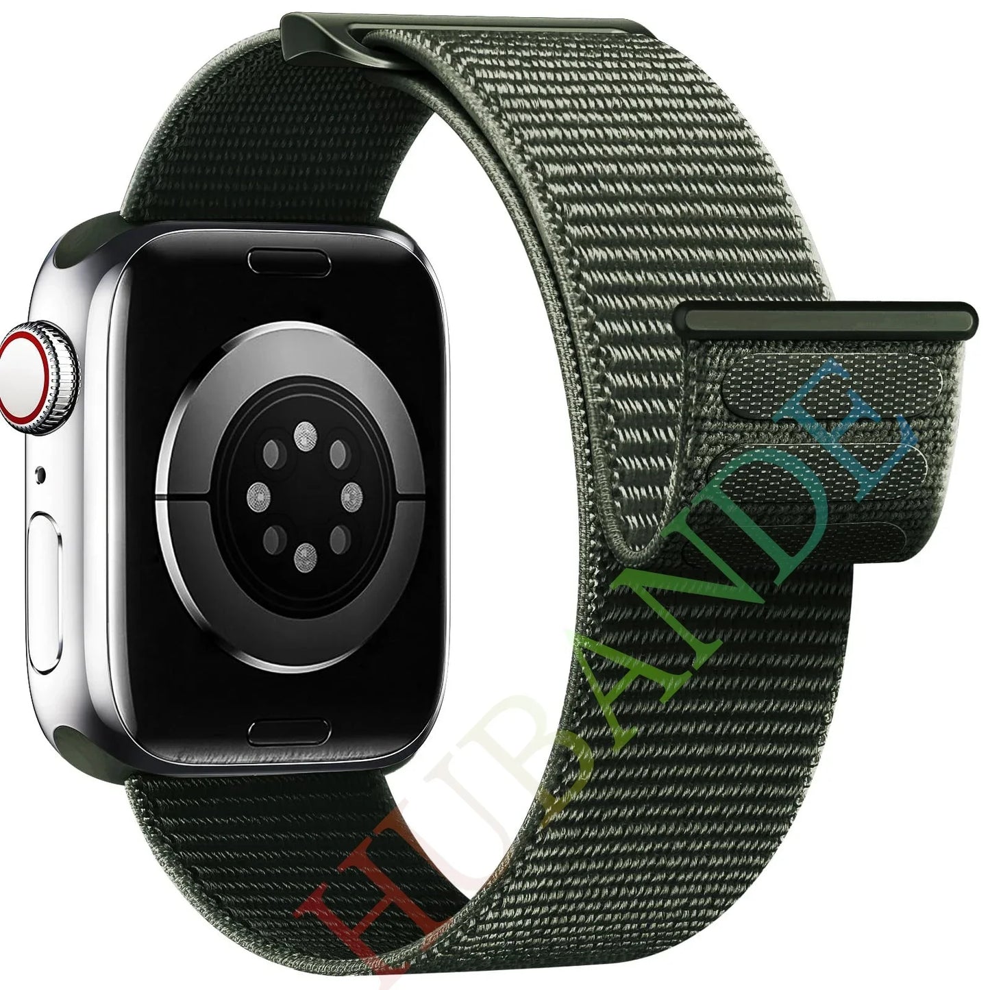 Atmungsaktives Nylonarmband für Smartwatch 38-49 mm, Unisex
