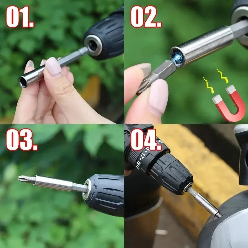 Magnetisches Hex Schaft Bohrer Bit Set – Robust, Präzise - 20-teilig für Profis