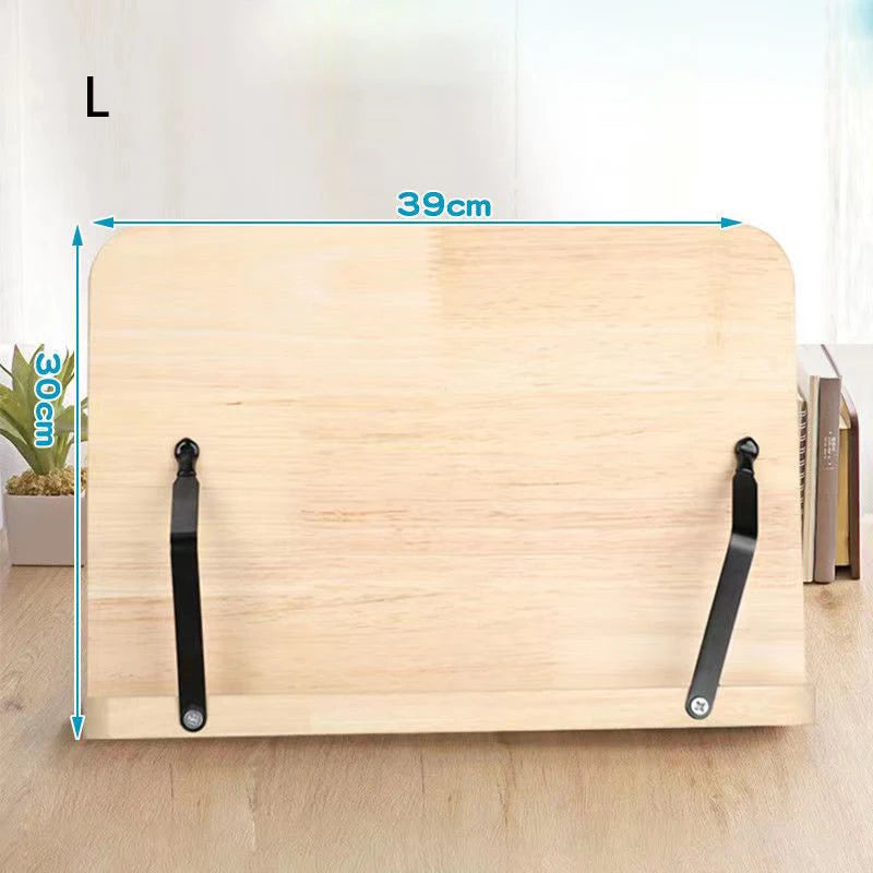 Komfortabler Buchständer aus Holz für ergonomisches Lesen und Ordnung