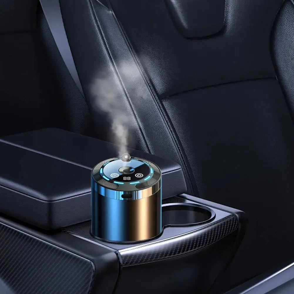Wiederaufladbarer Auto Lufterfrischer mit 5 Stufen einstellbarem Aroma-Diffusor