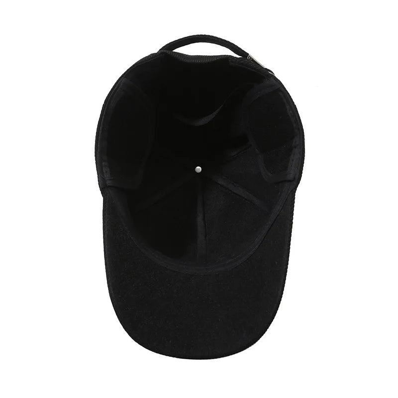 Warme wasserfeste Baseballmütze mit Ohrenklappen für Herren