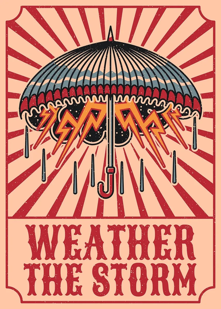 Buntes Poster mit abstrakten Blumenmustern für moderne Wandgestaltung