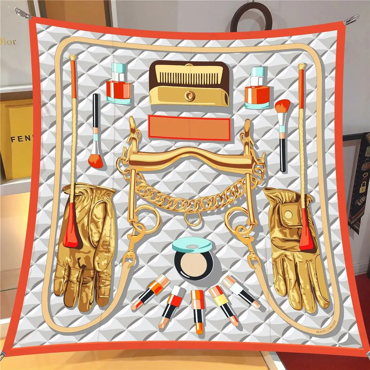 Stylisches bedrucktes Bandana Kopftuch Unisex vielseitig tragbar