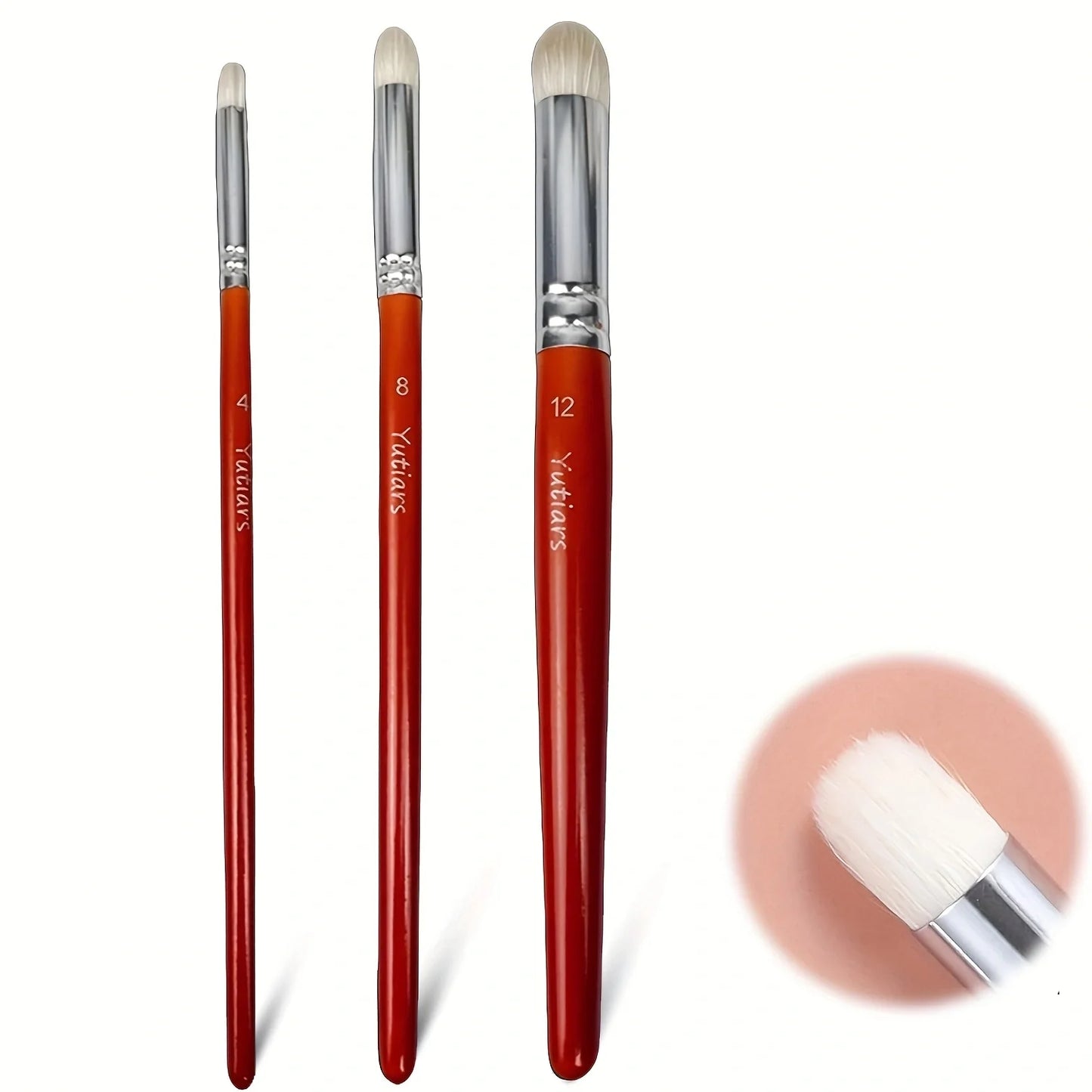 Premium Trockenpinsel Set aus Ziegenhaar für Modellmalerei und Miniaturen