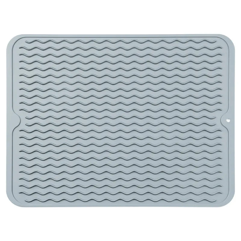 Küchenarbeitsplatte Silikon rutschfest Entwässerung Trockenunterlage faltbar