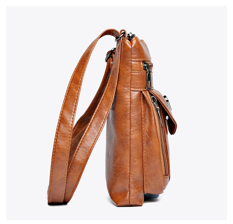 Kleine Umhangetasche Handytasche Minitasche für Damen aus Textil