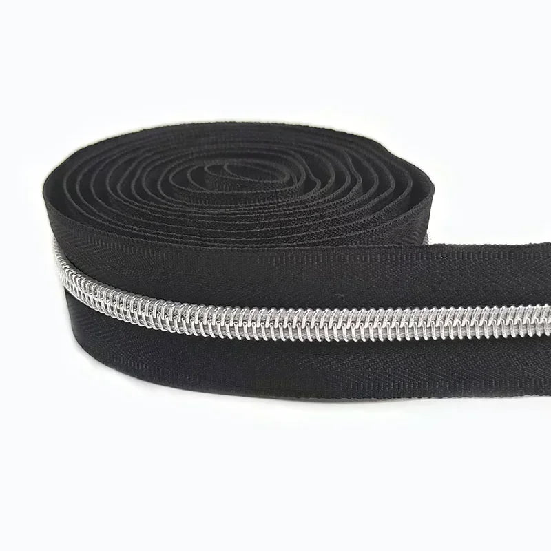 Nylon Reißverschluss Band Nr 5 Meterware für Taschen Kleidung DIY