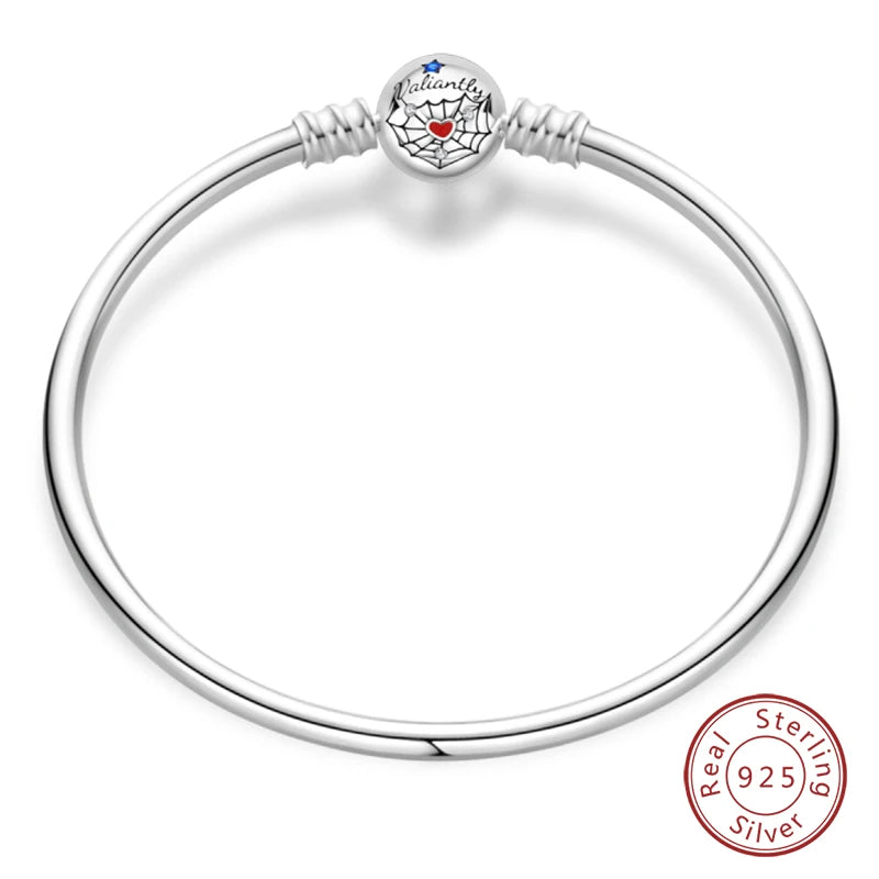 Armband Silber 925 mit Stern Mond Sonne und Grünem Zirkon Charm