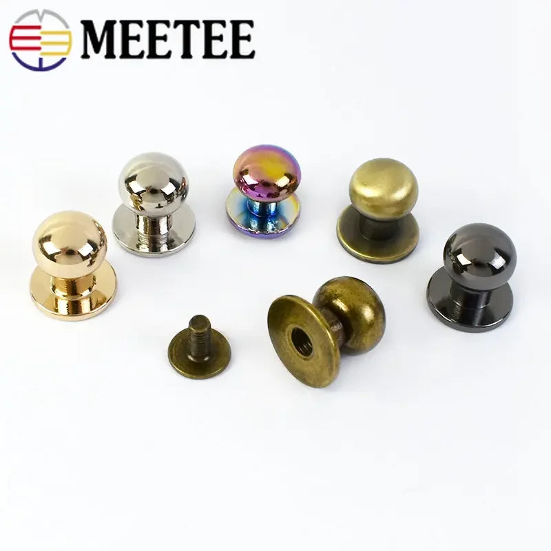 Vielseitige Metallnieten 4-12mm für Gürtel Taschen und DIY Projekte