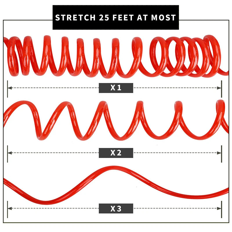 Pneumatischer Spiralschlauch für Luftkompressor lange Luftschläuche