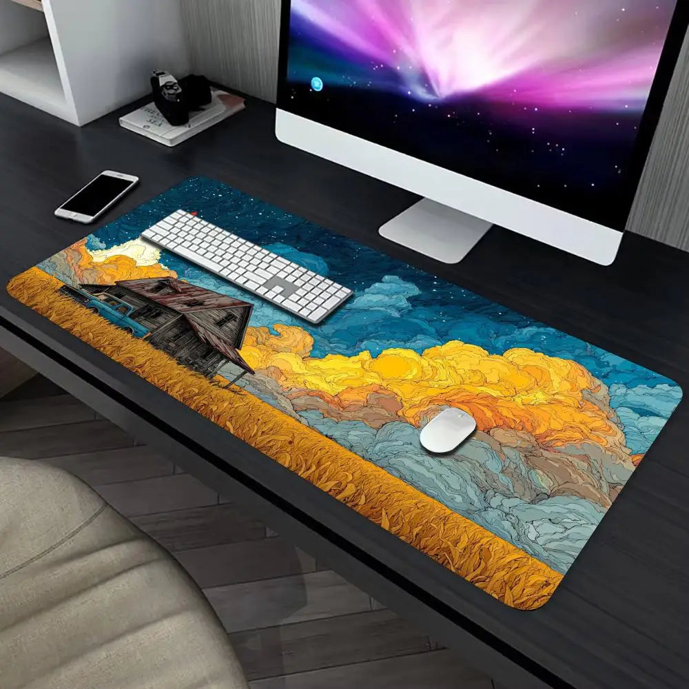 Großes Mauspad für präzises Arbeiten und Gaming mit Komfort