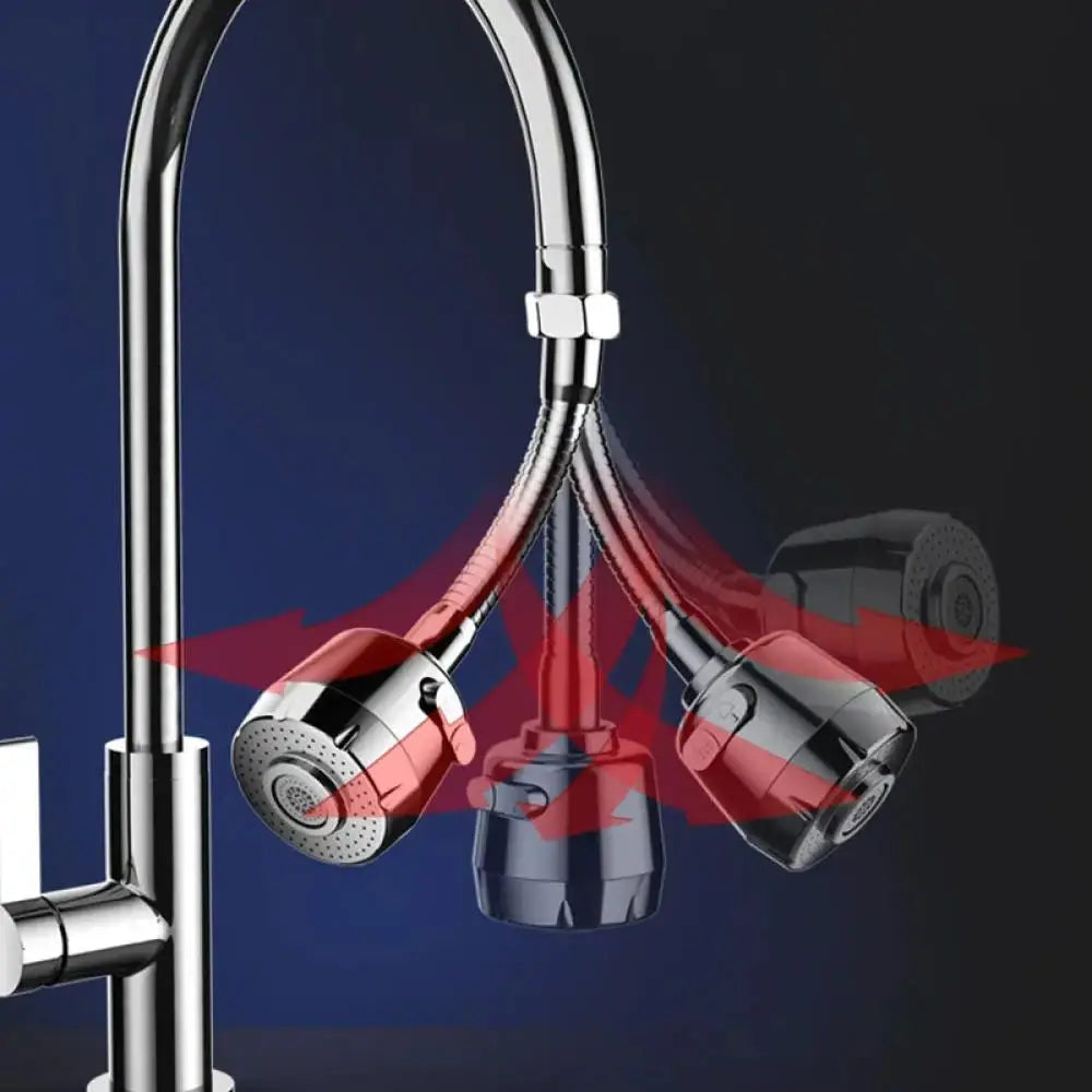 Universal Küchenarmatur Adapter mit 2/3 Modi und 360 Grad Drehung