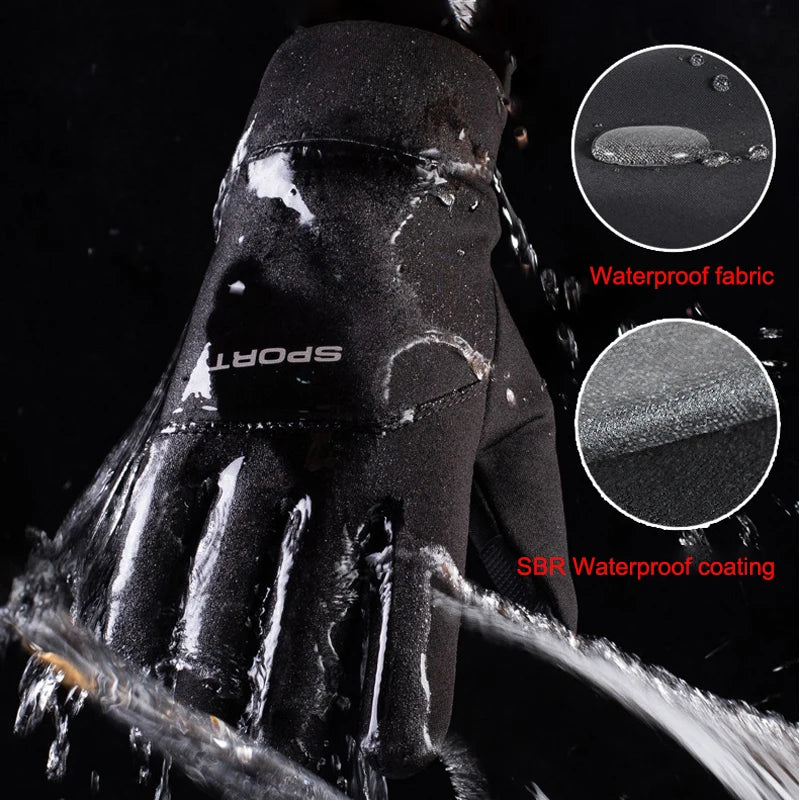 Warme Winterhandschuhe mit Touchscreen Rutschschutz für Sport