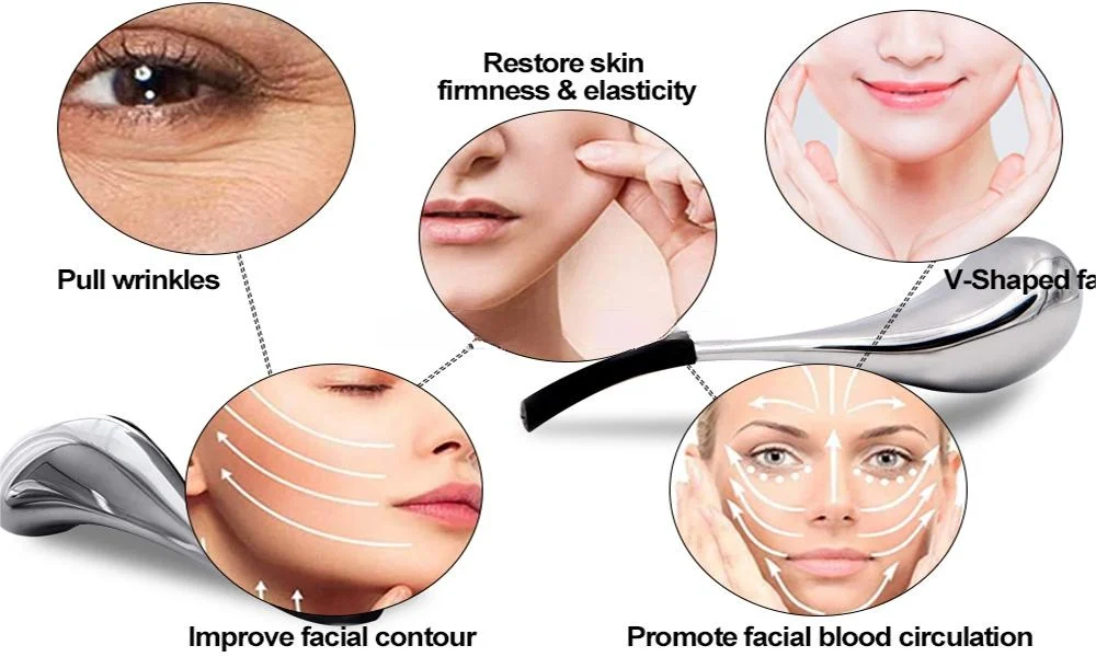 Kühlendes Eiskugel-Set aus Edelstahl für Gesicht und Augen