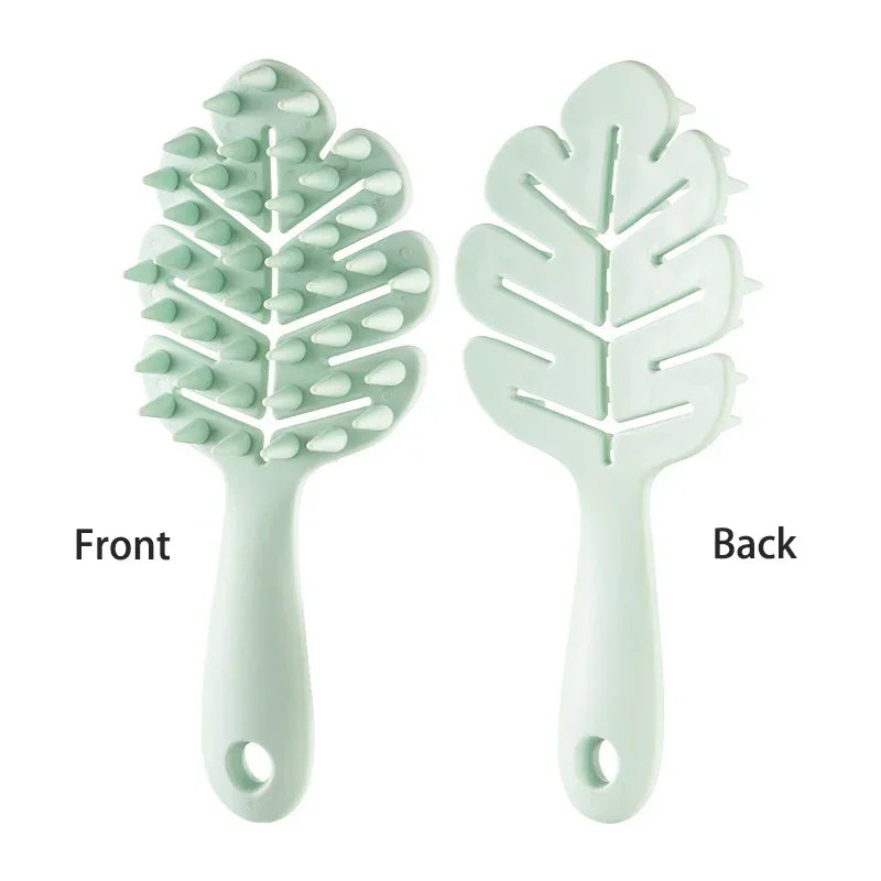 Kopfhaut Massagekamm mit langem Griff für entspannende Reinigung & Pflege