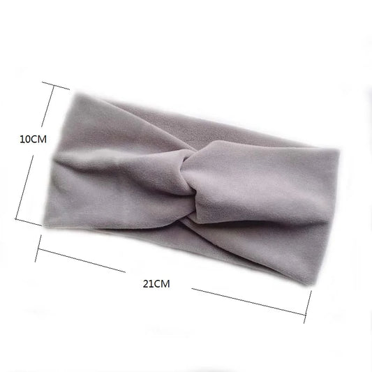 Elastisches Yoga Stirnband aus Samt für Make up und Gesichtspflege-Yabubestshop