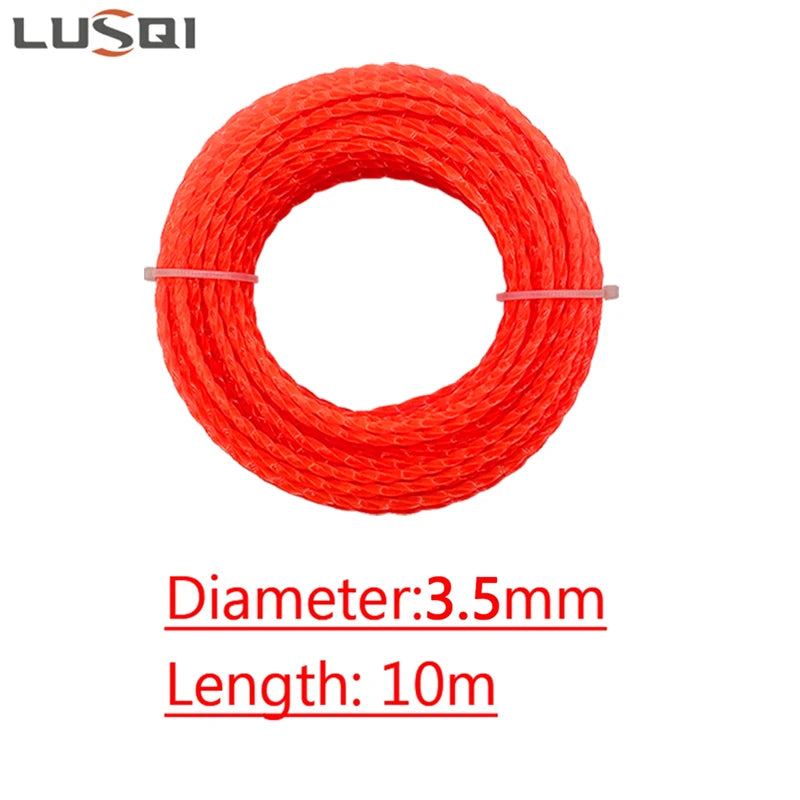 Starker Spiral-Nylon Rasentrimmerfaden für Freischneider - Rasenmäher Zubehör