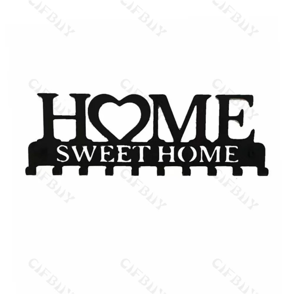 Metall Schlüsselhalter und Mantel Haken Wand Dekor für Zuhause