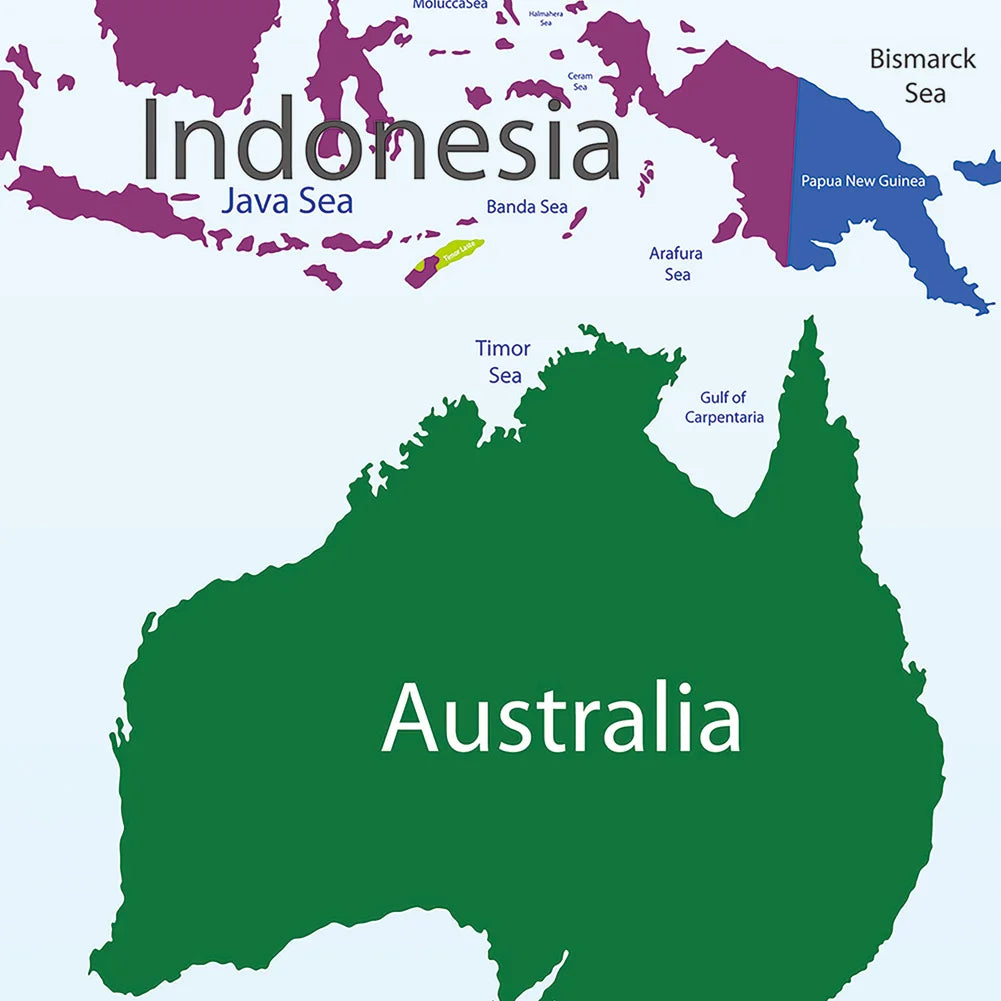 Dekorative Weltkarte Leinwand Poster für Büro und Zuhause