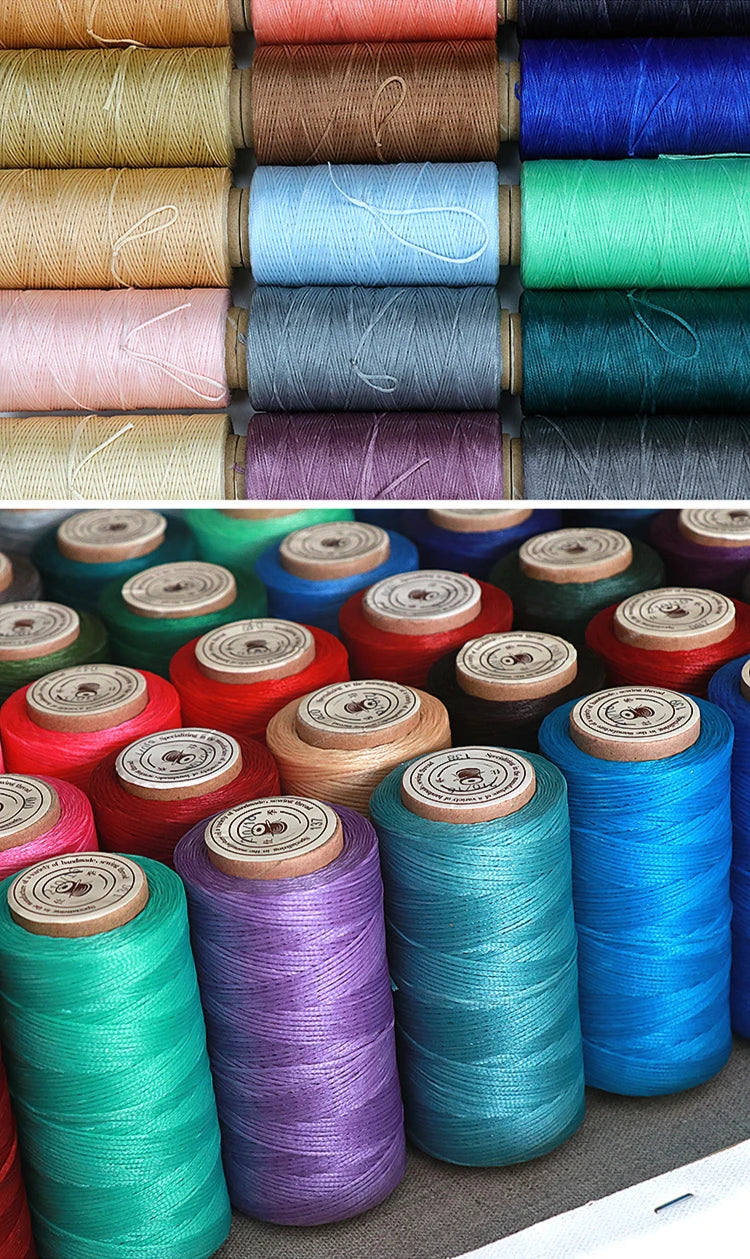 0,5/0,8/1/1,2 mm gewachste Polyester-Schnur, Makramee, geflochtenes Armband, Perlenfaden, Schnurbesatz, Schnur für Schmuck, Halskette