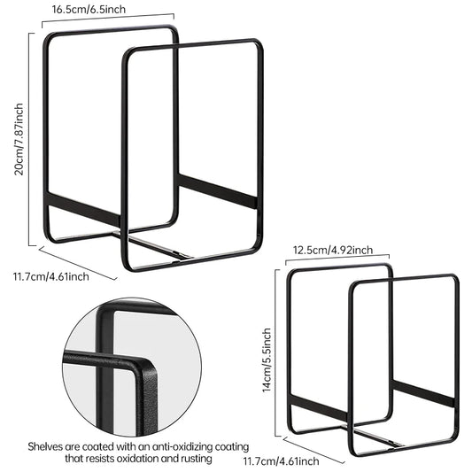 Robustes 3-lagiges Metall-Geschirrabtropfgestell – platzsparend - ordentlich organisiert