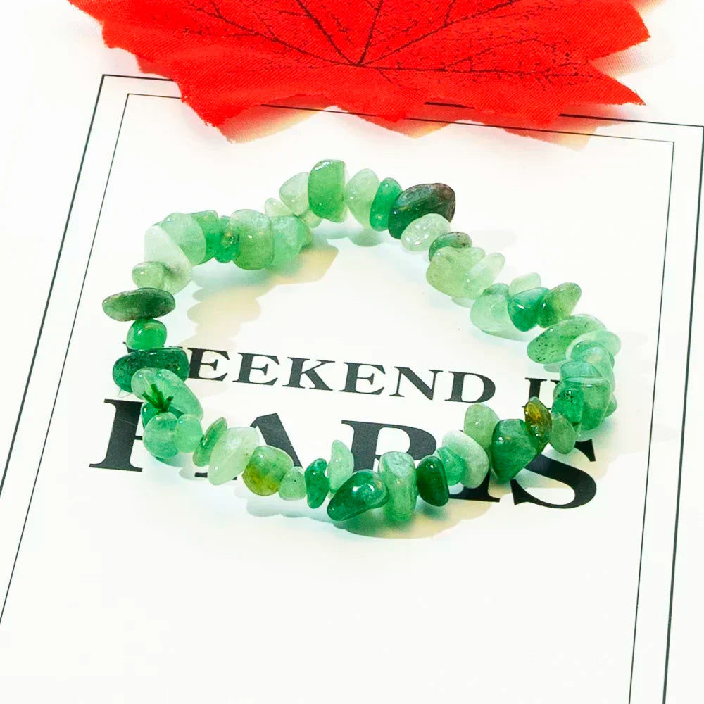 Farbenfrohes Natur Edelstein Armband Stretch für Damen Geschenk