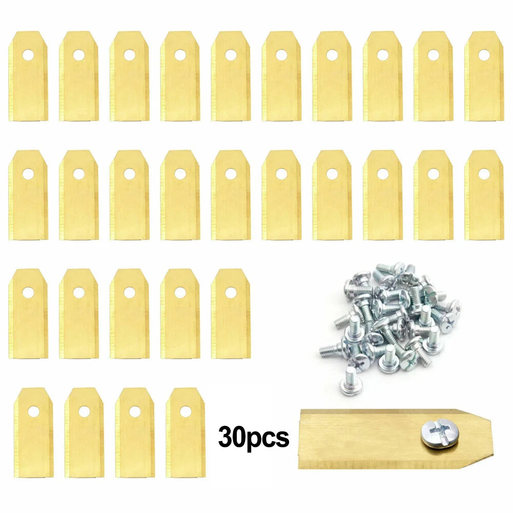 Rasenmäher Ersatzklingen Set 9/18/30 Stück für Robotic Trimmer Garten