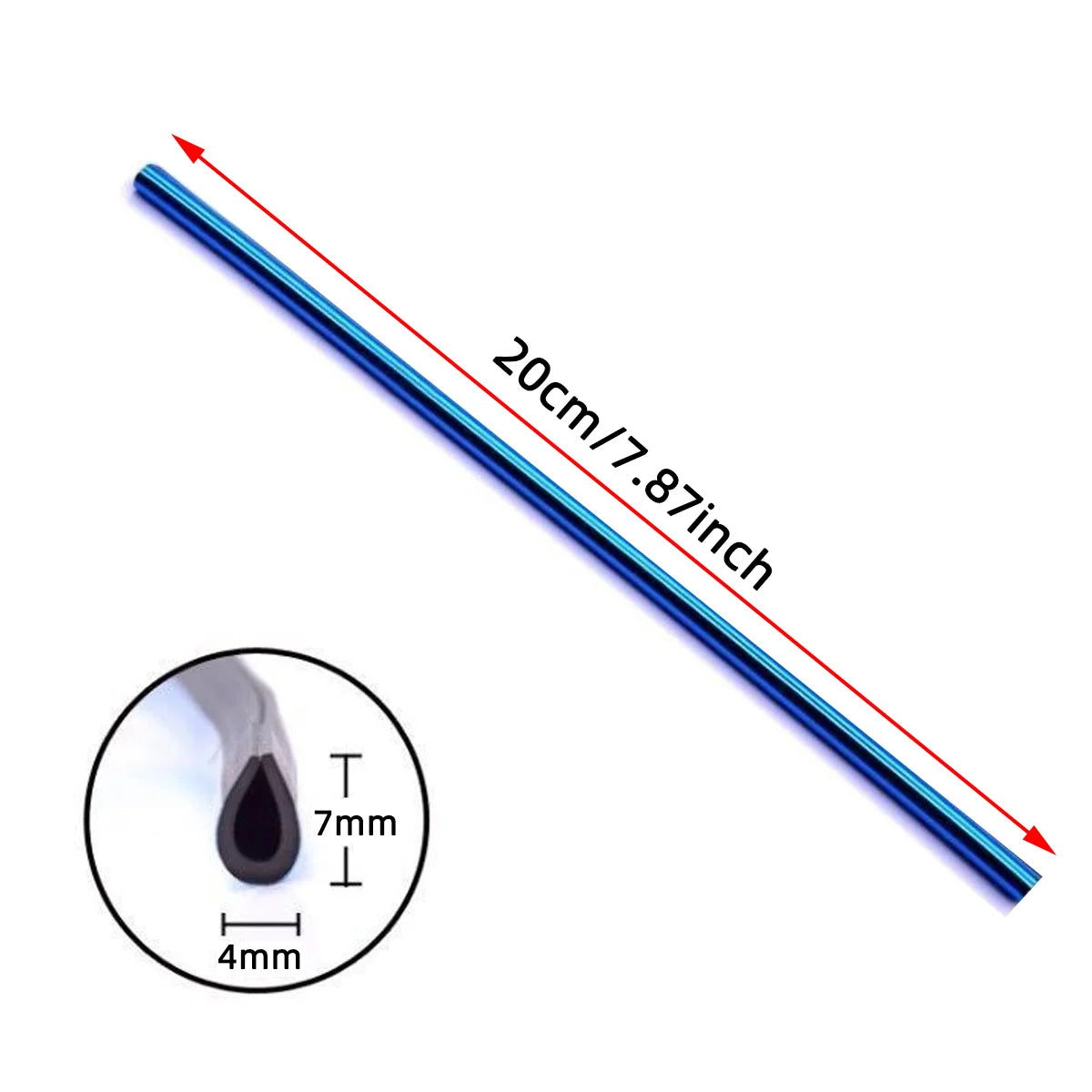 10er Set 20cm Bunte PVC Auto Klimaanlage Lüftung Trim Streifen Innen Deko