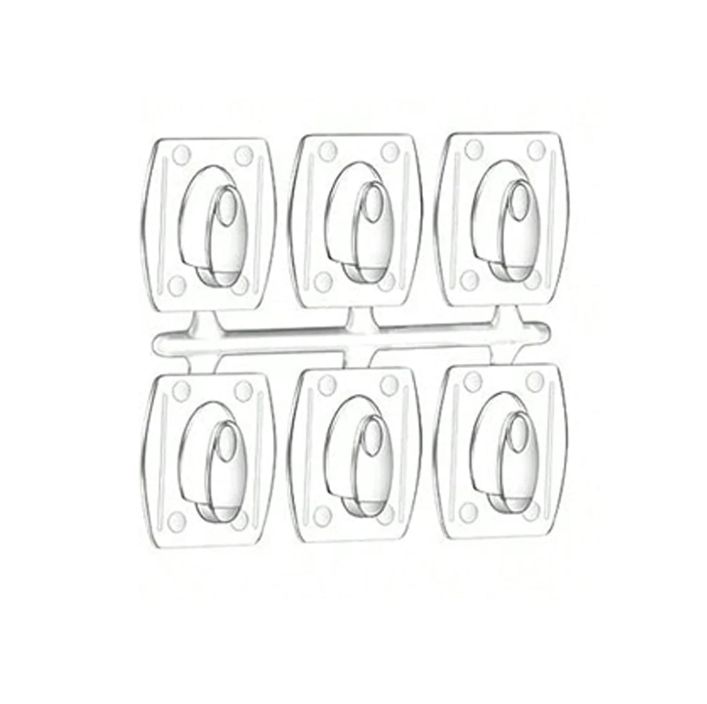 20 Stück selbstklebende Mini Wandhaken für Dekorationen