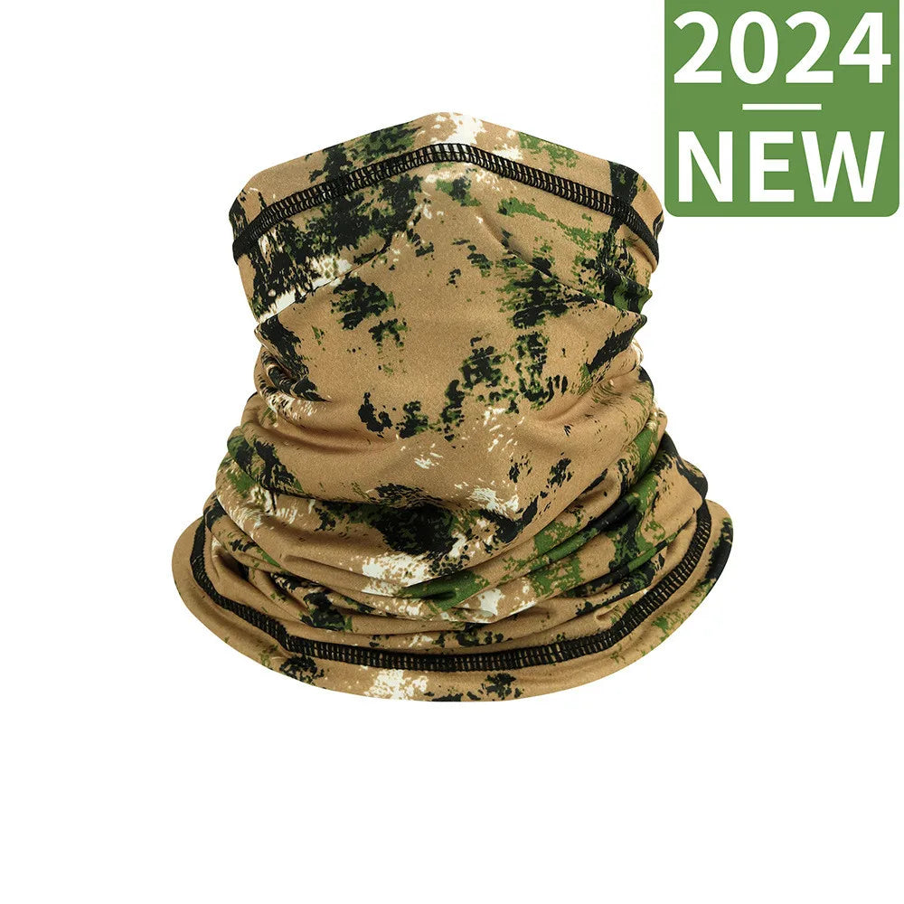 UV-Schutz Eisseide Hals-Gesichtsbedeckung Outdoor Sport Bandana Atmungsaktiv