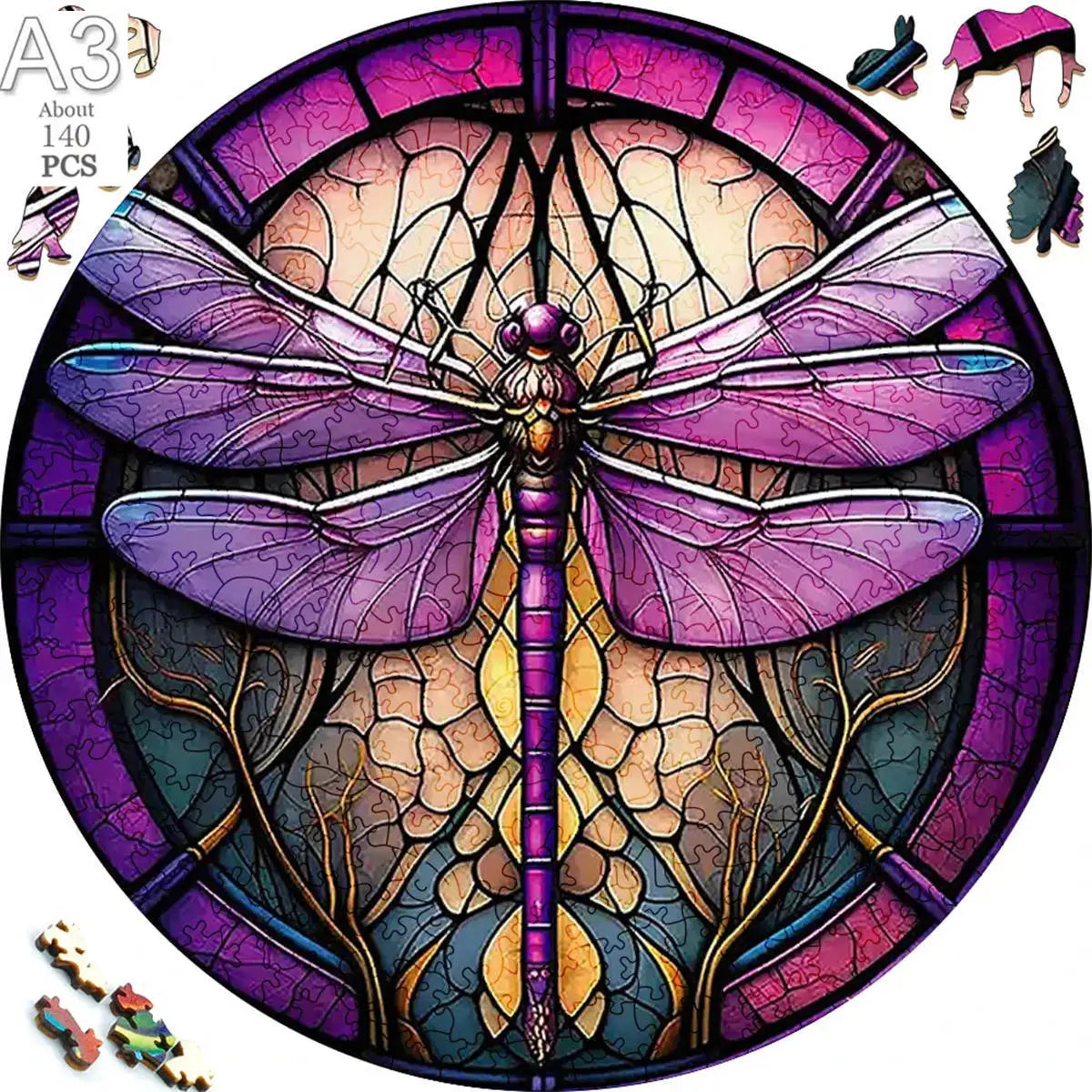 Fesselndes 3D Holzpuzzle Tier für Erwachsene und Kinder