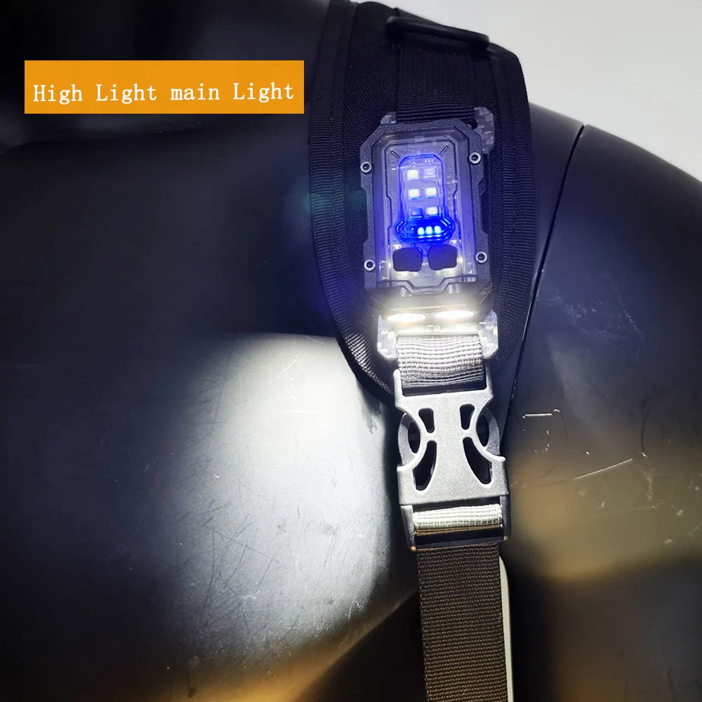 Taktische Taschenlampe EDC Tragbare Mini Licht Für Rucksackgurt