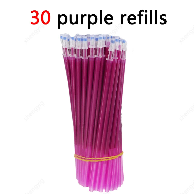 25-teiliges Kawaii Löschbares Gelstift-Set für Schule und Büro 15 cm