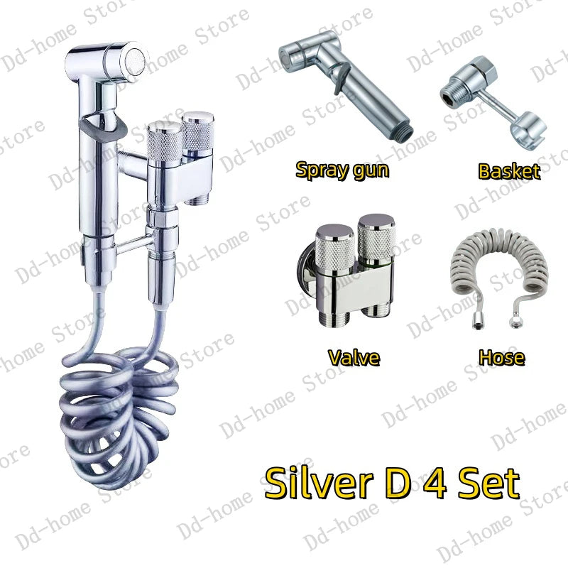 Tragbares Bidet Sprühset für WC - Bad – Hochdruck-Reinigung - Hygiene