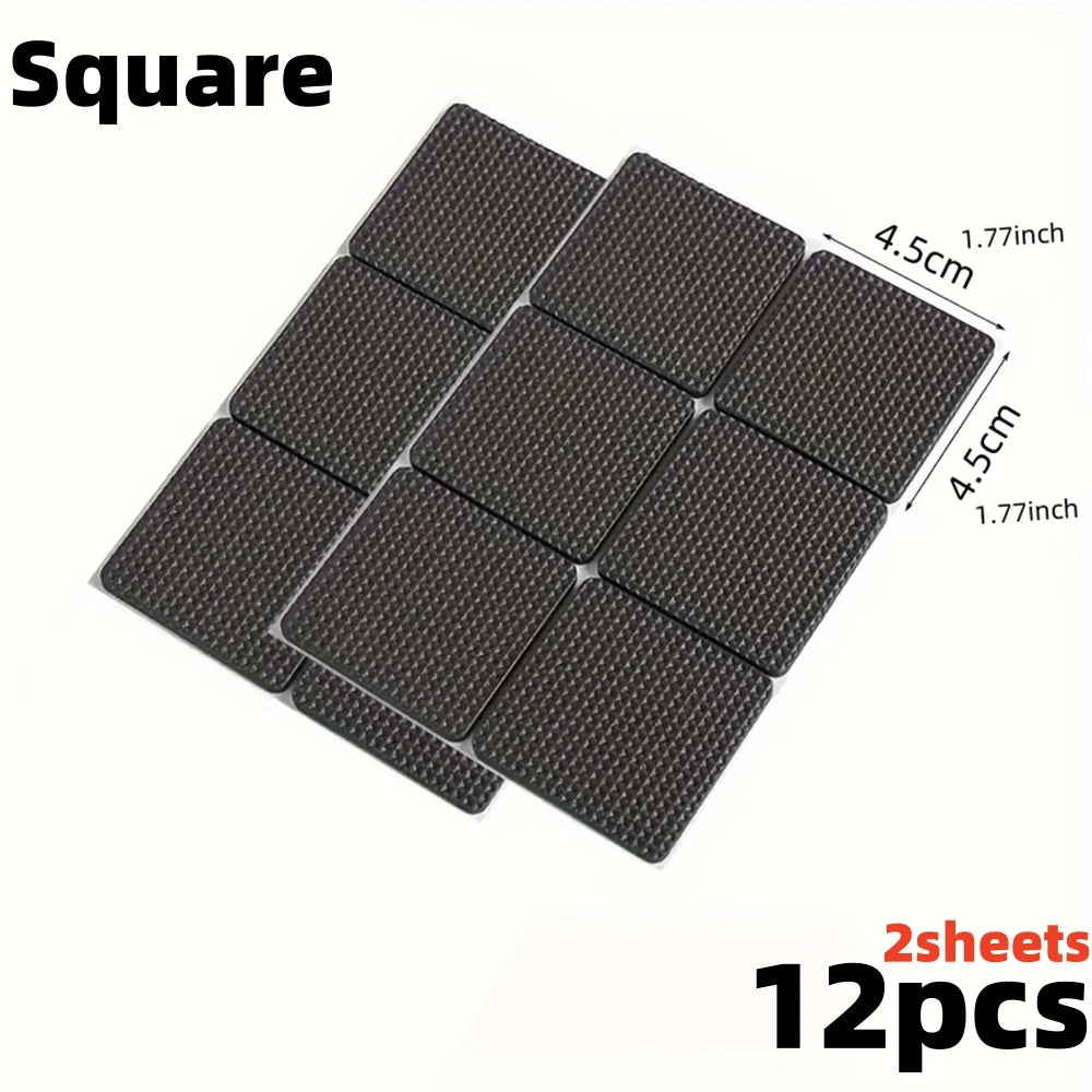 12 bis 180 Stück Möbel Stille Pads Anti-Rutsch Schutz Matten für Boden