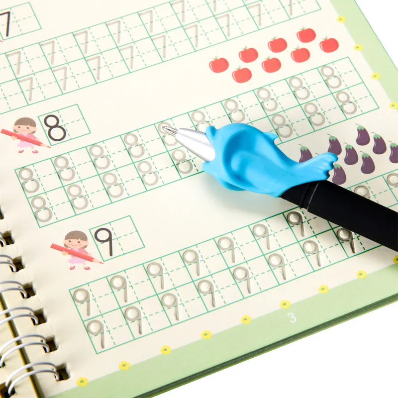 Magisches 3D Lernbuch Zahlen 0-100 mit wiederverwendbarem Stift für Kinder